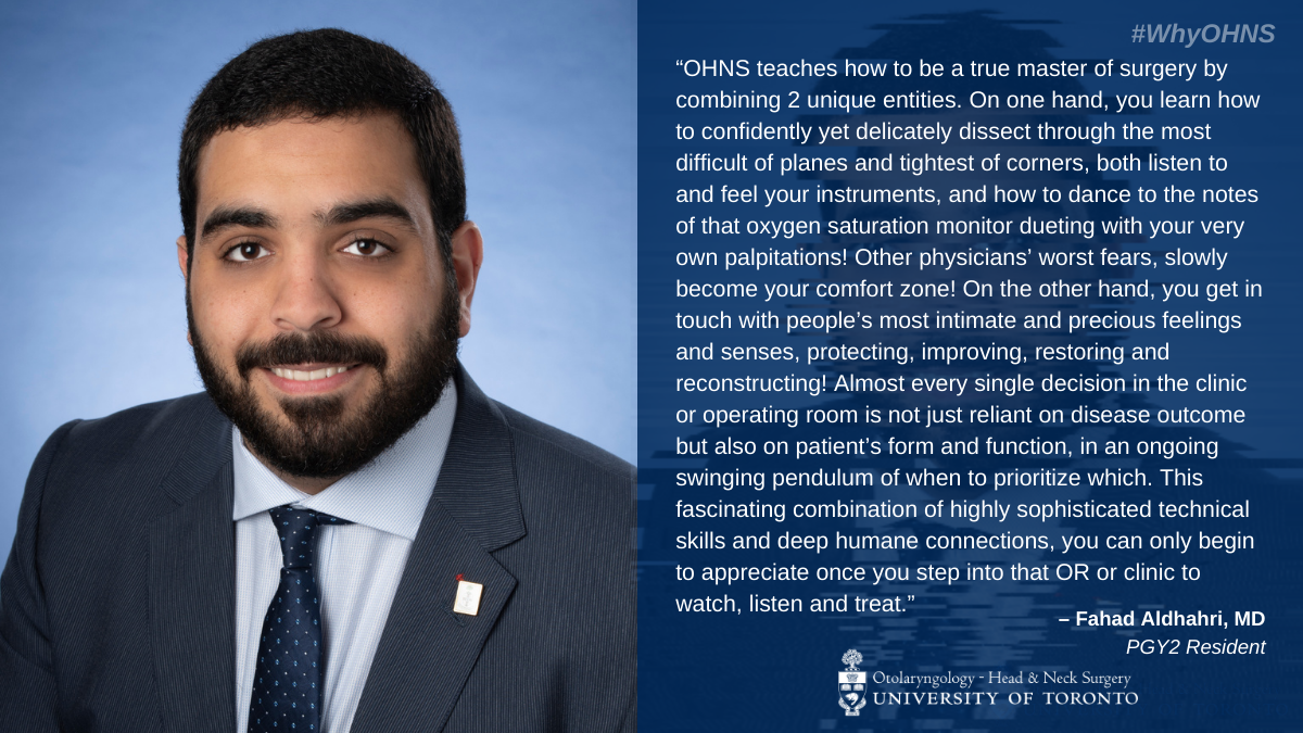 Image of Fahad with text